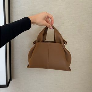 Polene bag - numero neuf mini textured camel
